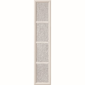 ODL Perspectives Low-E Door Glass - 4 Light - Rain - Simulated Divided Light - 10" x 50" Frame Kit