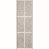 ODL Perspectives Low-E Door Glass - 6 Light - Rain - Simulated Divided Light - 22" x 66" Frame Kit