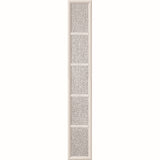 ODL Perspectives Low-E Door Glass - 5 Light - Rain - Simulated Divided Light - 10" x 66" Frame Kit