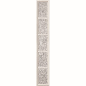ODL Perspectives Low-E Door Glass - 5 Light - Rain - Simulated Divided Light - 10" x 66" Frame Kit