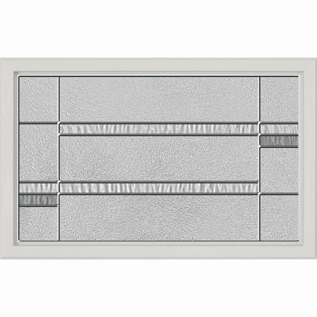 ODL Destination Door Glass - Crosswalk - 27" x 17.25" Craftsman Frame Kit