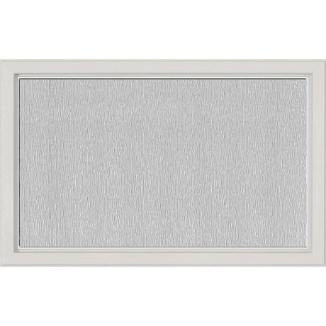 ODL Simulated Divided 3 Light Low-E Door Glass - Textured Streamed - 27" x 17.25" Craftsman Frame Kit