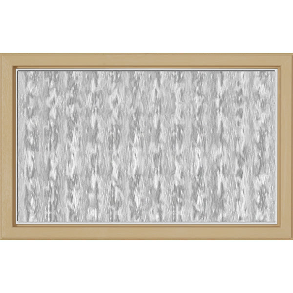 ODL Simulated Divided 3 Light Low-E Door Glass - Textured Streamed - 27" x 17.25" Craftsman Frame Kit