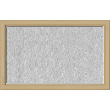 ODL Simulated Divided 3 Light Low-E Door Glass - Textured Streamed - 27" x 17.25" Craftsman Frame Kit