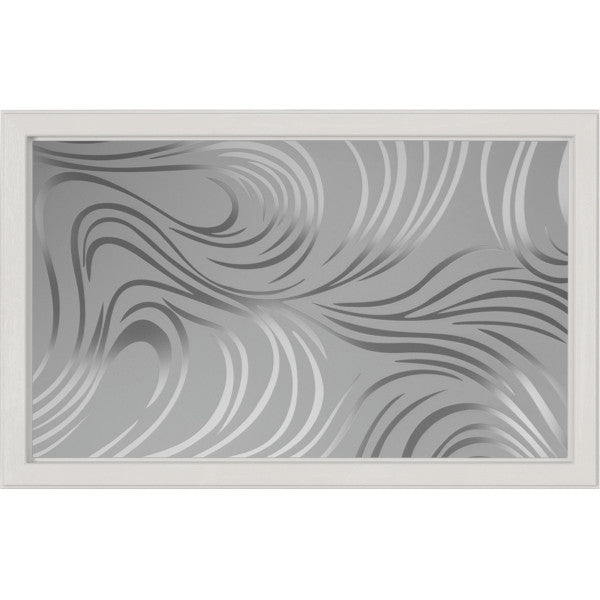 ODL Swirl Low-E Door Glass - 27" x 17.25" Craftsman Frame Kit
