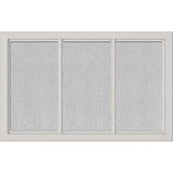 ODL Simulated Divided 3 Light Low-E Door Glass - Textured Streamed - 27" x 17.25" Craftsman Frame Kit
