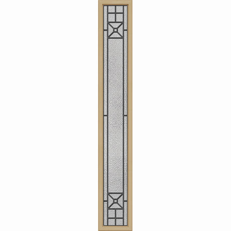 ODL Destination Door Glass - Courtyard - 10" x 66" Craftsman Frame Kit