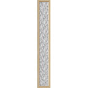 ODL Perspectives Low-E Door Glass - Textured Vapor - 10" x 66" Craftsman Frame Kit