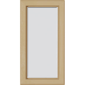 ODL Perspectives Low-E Door Glass - Blanca - 9" x 17.25" Craftsman Frame Kit