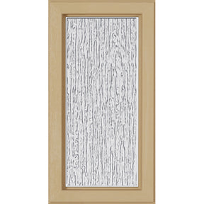 ODL Perspectives Low-E Door Glass - Rain - 9" x 17.25" Craftsman Frame Kit