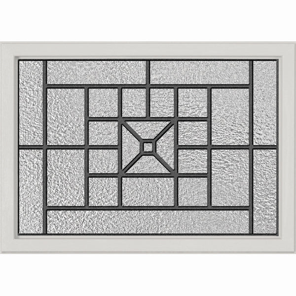 ODL Destination Door Glass - Courtyard - 24" x 17.25" Craftsman Frame Kit