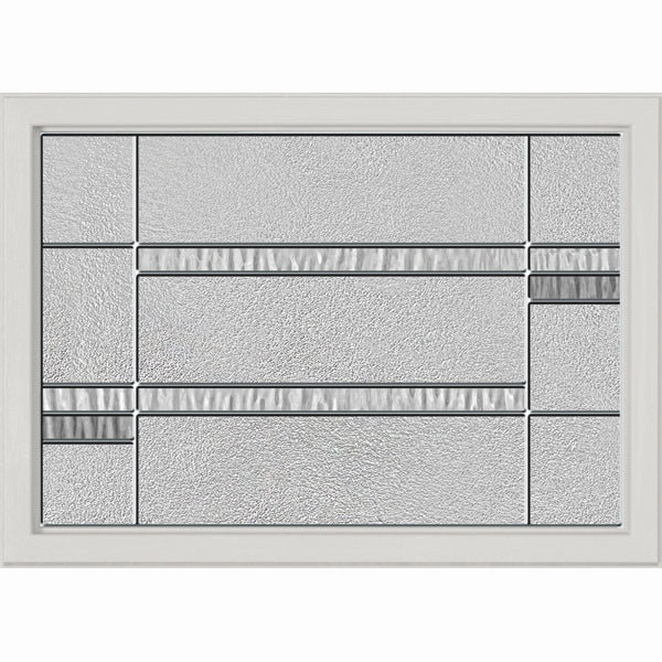ODL Destination Door Glass - Crosswalk - 24" x 17.25" Craftsman Frame Kit