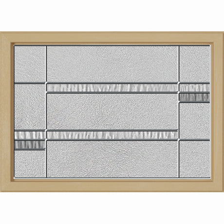 ODL Destination Door Glass - Crosswalk - 24" x 17.25" Craftsman Frame Kit