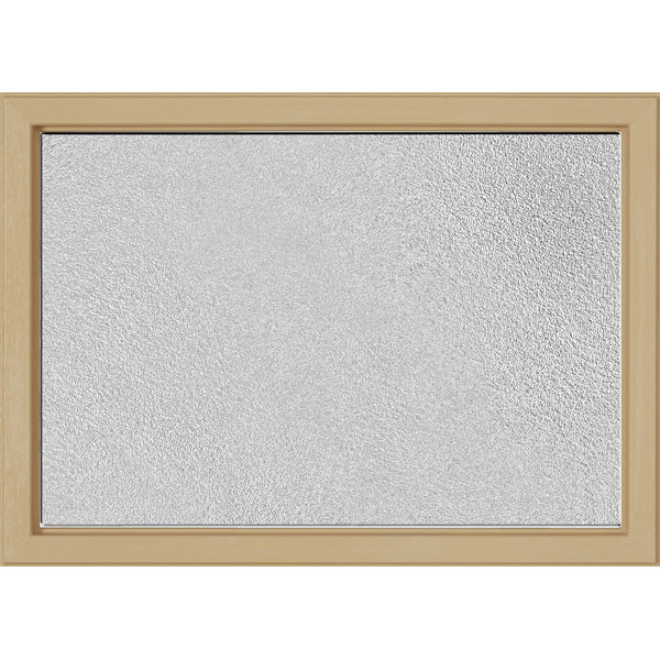 ODL Simulated Divided 3 Light Low-E Door Glass - Micro-Granite - 24" x 17.25" Craftsman Frame Kit