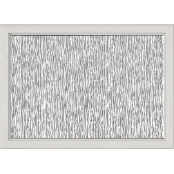 ODL Simulated Divided 3 Light Low-E Door Glass - Textured Streamed - 24" x 17.25" Craftsman Frame Kit