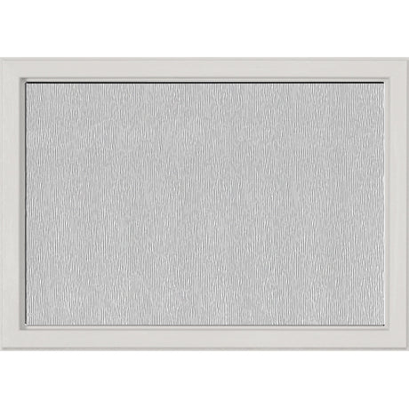 ODL Simulated Divided 3 Light Low-E Door Glass - Textured Streamed - 24" x 17.25" Craftsman Frame Kit