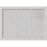 ODL Simulated Divided 3 Light Low-E Door Glass - Micro-Granite - 24" x 17.25" Craftsman Frame Kit