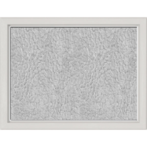 ODL Perspectives Low-E Door Glass - Textured Cumulus - 23.313" x 17.938" Craftsman Frame Kit