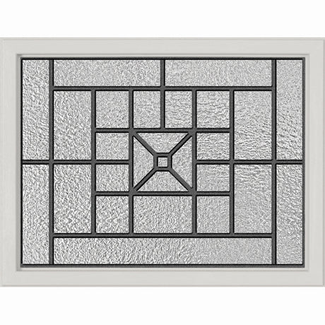 ODL Destination Door Glass - Courtyard - 23.313" x 17.938" Craftsman Frame Kit