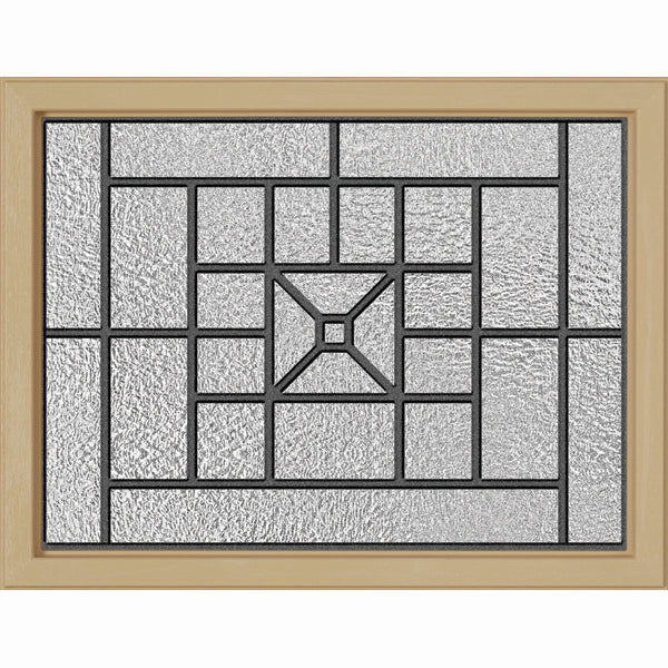 ODL Destination Door Glass - Courtyard - 23.313" x 17.938" Craftsman Frame Kit
