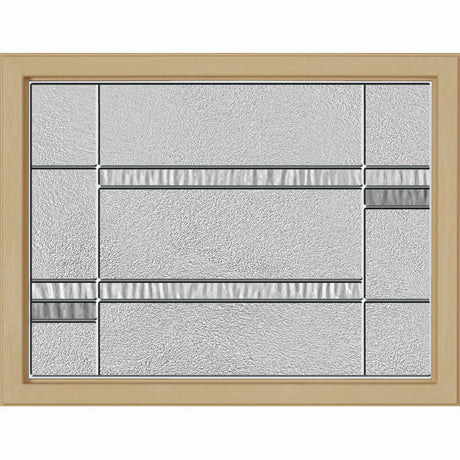 ODL Destination Door Glass - Crosswalk - 23.313" x 17.938" Craftsman Frame Kit
