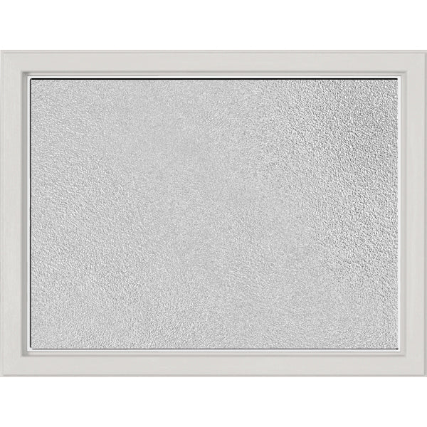 ODL Simulated Divided 3 Light Low-E Door Glass - Micro-Granite - 23.313" x 17.938" Craftsman Frame Kit