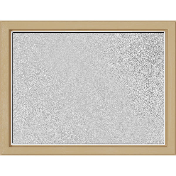 ODL Simulated Divided 3 Light Low-E Door Glass - Micro-Granite - 23.313" x 17.938" Craftsman Frame Kit