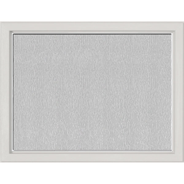 ODL Simulated Divided 3 Light Low-E Door Glass - Textured Streamed - 23.313" x 17.938" Craftsman Frame Kit