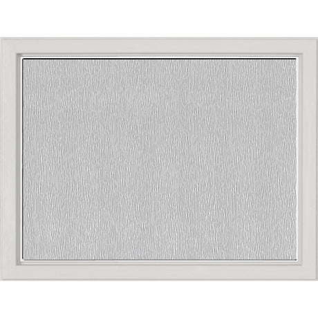 ODL Simulated Divided 3 Light Low-E Door Glass - Textured Streamed - 23.313" x 17.938" Craftsman Frame Kit