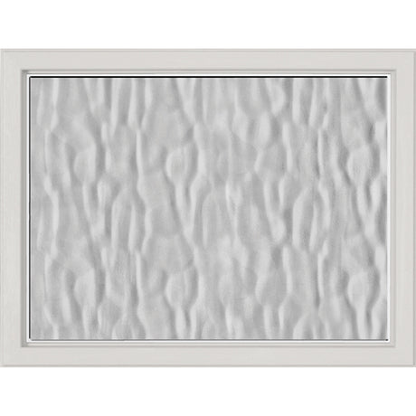 ODL Perspectives Low-E Door Glass - Textured Vapor - 23.313" x 17.938" Craftsman Frame Kit