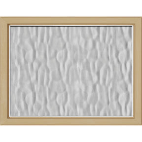 ODL Perspectives Low-E Door Glass - Textured Vapor - 23.313" x 17.938" Craftsman Frame Kit