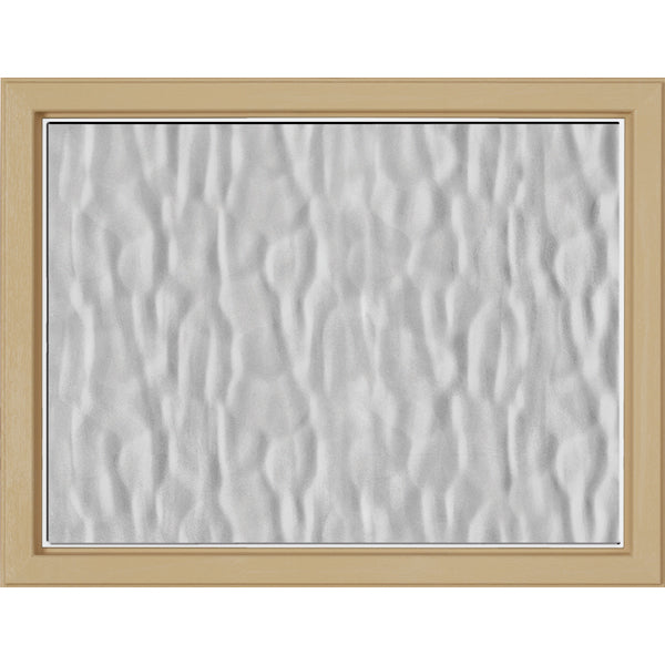 ODL Perspectives Low-E Door Glass - Textured Vapor - 23.313" x 17.938" Craftsman Frame Kit