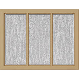 ODL Simulated Divided 3 Light Low-E Door Glass - Rain - 23.313" x 17.938" Craftsman Frame Kit