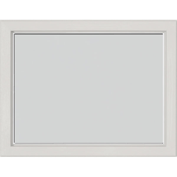 ODL Simulated Divided 3 Light Low-E Door Glass - Blanca - 23.313" x 17.938" Craftsman Frame Kit