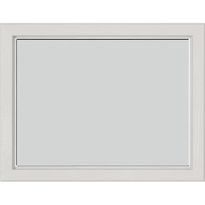 ODL Simulated Divided 3 Light Low-E Door Glass - Blanca - 23.313" x 17.938" Craftsman Frame Kit