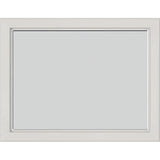 ODL Simulated Divided 3 Light Low-E Door Glass - Blanca - 27" x 17.25" Craftsman Frame Kit