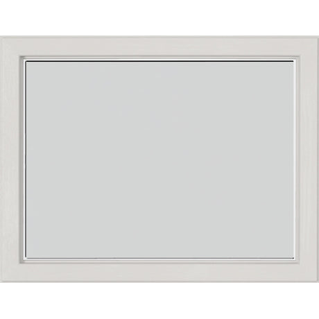 ODL Simulated Divided 3 Light Low-E Door Glass - Blanca - 27" x 17.25" Craftsman Frame Kit