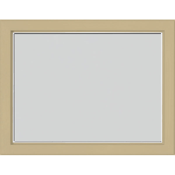 ODL Simulated Divided 3 Light Low-E Door Glass - Blanca - 23.313" x 17.938" Craftsman Frame Kit