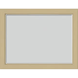 ODL Simulated Divided 3 Light Low-E Door Glass - Blanca - 27" x 17.25" Craftsman Frame Kit