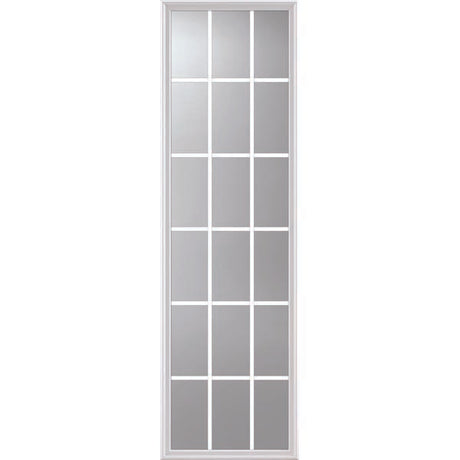 ODL Impact Resistant 18 Light - 5/8 Internal Grille - 24" x 82" Frame Kit