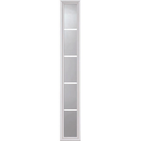 ODL Impact Resistant 5 Light - 5/8 Internal Grille Low-E Door Glass - 9" x 66" Frame Kit