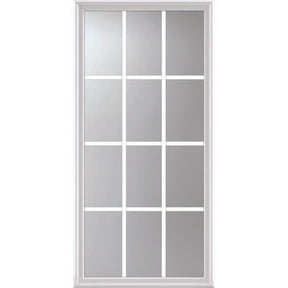 ODL Impact Resistant 12 Light - 5/8 Internal Grille - 24" x 50" Frame Kit
