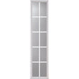 ODL Impact Resistant 10 Light - 5/8 Internal Grille Low-E Door Glass - 16" x 66" Frame Kit