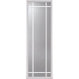 ODL Impact Resistant 9 Light - 5/8 Prairie Internal Grille Low-E Door Glass - 22" x 66" Frame Kit