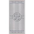 ODL Micro-Granite Elegant Star Door Glass - 24" x 50" Frame Kit
