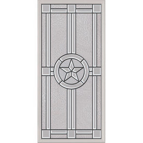 ODL Micro-Granite Elegant Star Door Glass - 24" x 50" Frame Kit