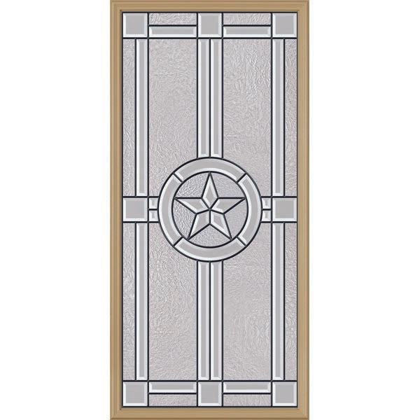 ODL Micro-Granite Elegant Star Door Glass - 24" x 50" Frame Kit