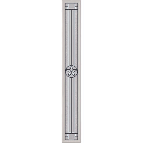 ODL Elegant Star Door Glass - 9" x 66" Frame Kit