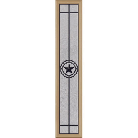 ODL Micro-Granite Elegant Star Door Glass - 10" x 50" Frame Kit