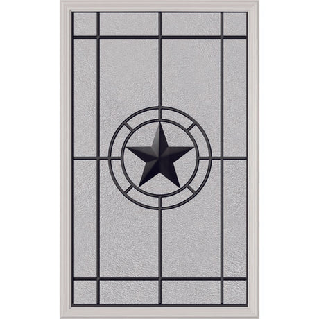 ODL Micro-Granite Elegant Star Door Glass - 24" x 38" Frame Kit